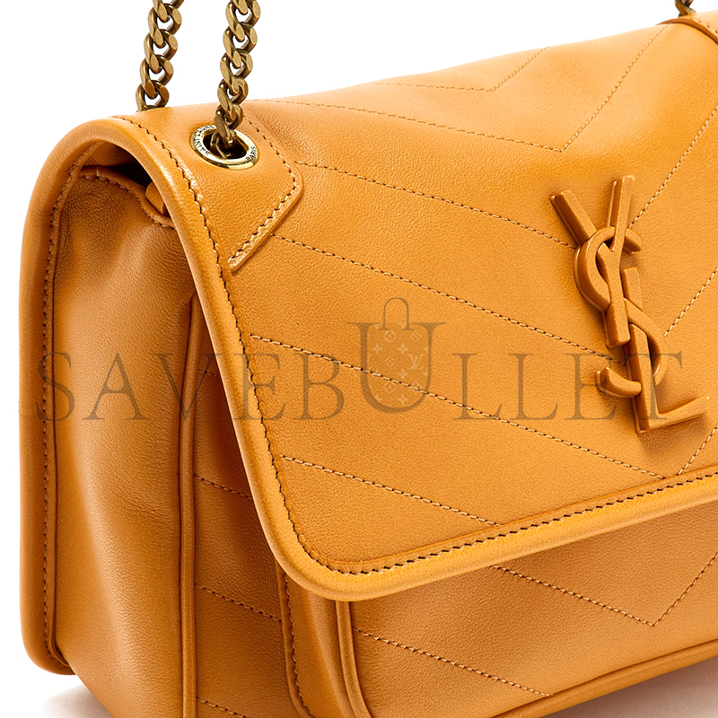 YSL NIKI BABY CHAIN BAG IN LAMBSKIN 633160AAEAW7923 (21*16*7.5cm)